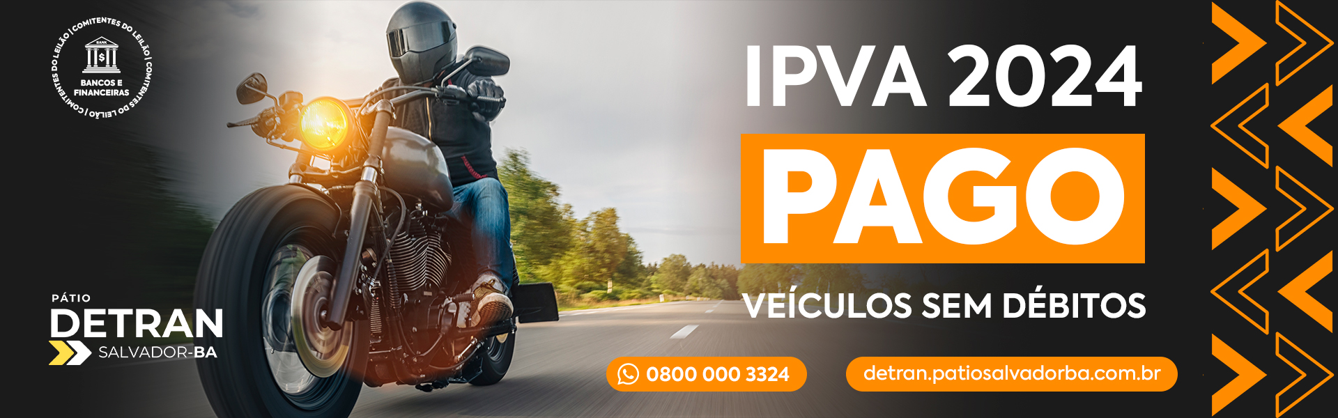 Pátio Detran Salvador - IPVA 2024 PAGO