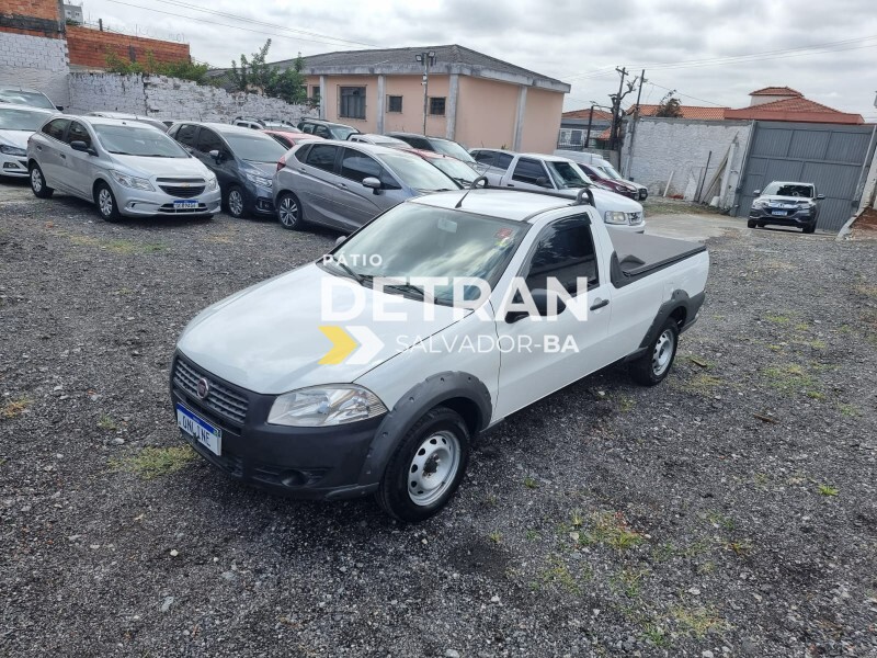 FIAT STRADA WORKING 2013/2013 BRANCA - FUNC.